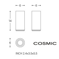 MEDIDAS PORTACEPILLOS ENCIMERA LOGIC COSMIC